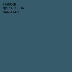 #365C6B - San Juan Color Image