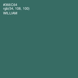 #366C64 - William Color Image