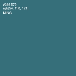 #366E79 - Ming Color Image