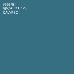 #366F81 - Calypso Color Image