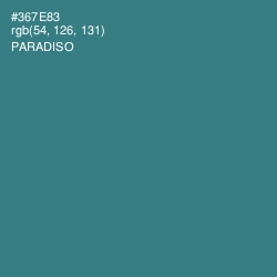 #367E83 - Paradiso Color Image