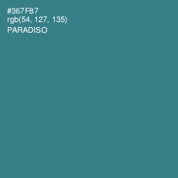 #367F87 - Paradiso Color Image