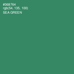 #368764 - Sea Green Color Image