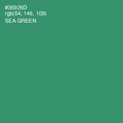 #36926D - Sea Green Color Image