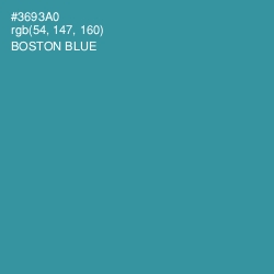 #3693A0 - Boston Blue Color Image