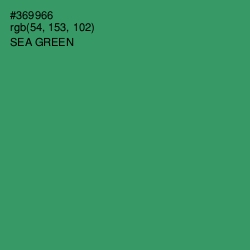 #369966 - Sea Green Color Image