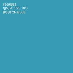 #369BB5 - Boston Blue Color Image