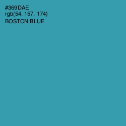 #369DAE - Boston Blue Color Image