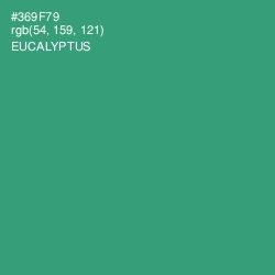 #369F79 - Eucalyptus Color Image