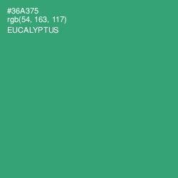 #36A375 - Eucalyptus Color Image