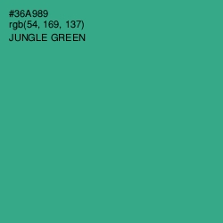 #36A989 - Jungle Green Color Image