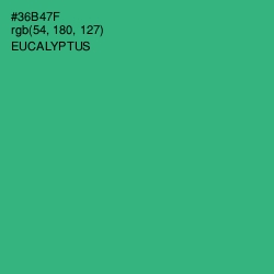 #36B47F - Eucalyptus Color Image