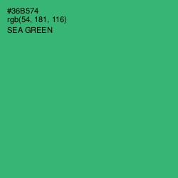 #36B574 - Sea Green Color Image