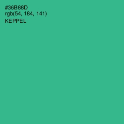 #36B88D - Keppel Color Image