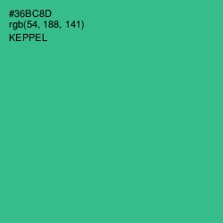 #36BC8D - Keppel Color Image