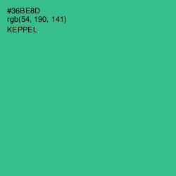 #36BE8D - Keppel Color Image