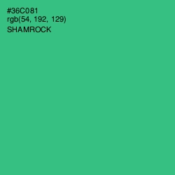 #36C081 - Shamrock Color Image