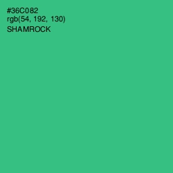 #36C082 - Shamrock Color Image
