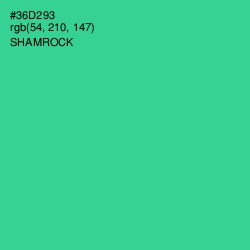 #36D293 - Shamrock Color Image