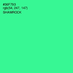 #36F793 - Shamrock Color Image