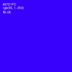 #3701FC - Blue Color Image