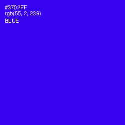 #3702EF - Blue Color Image