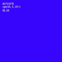 #3705FB - Blue Color Image