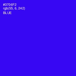 #3706F2 - Blue Color Image