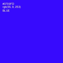 #3709FD - Blue Color Image