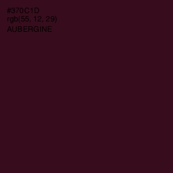 #370C1D - Aubergine Color Image