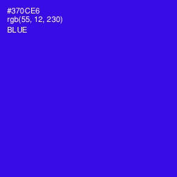 #370CE6 - Blue Color Image