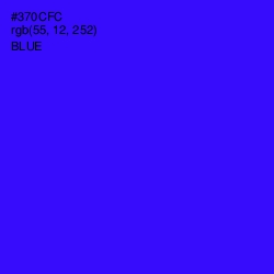 #370CFC - Blue Color Image