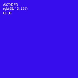 #370DED - Blue Color Image