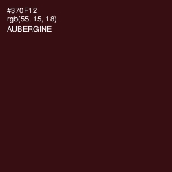 #370F12 - Aubergine Color Image