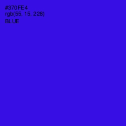 #370FE4 - Blue Color Image