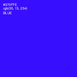 #370FFE - Blue Color Image