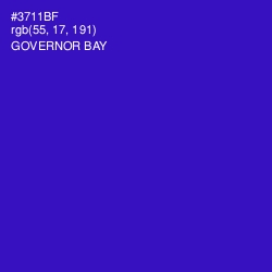 #3711BF - Governor Bay Color Image