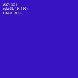 #3713C1 - Dark Blue Color Image