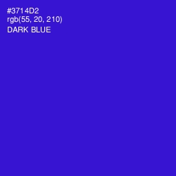 #3714D2 - Dark Blue Color Image