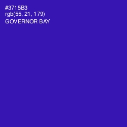 #3715B3 - Governor Bay Color Image