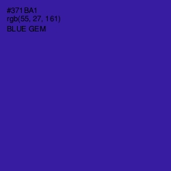 #371BA1 - Blue Gem Color Image