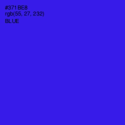 #371BE8 - Blue Color Image