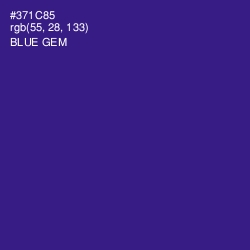 #371C85 - Blue Gem Color Image