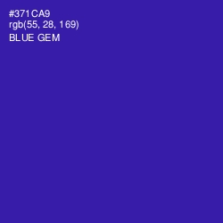 #371CA9 - Blue Gem Color Image