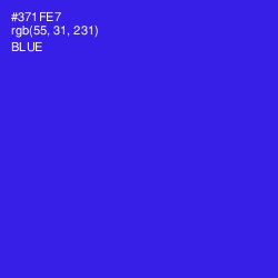 #371FE7 - Blue Color Image