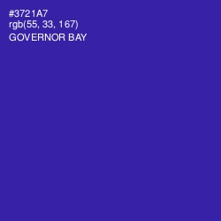 #3721A7 - Governor Bay Color Image