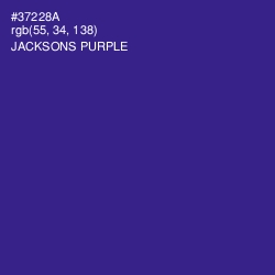 #37228A - Jacksons Purple Color Image