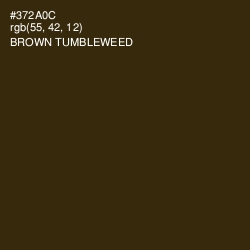 #372A0C - Brown Tumbleweed Color Image