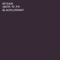 #372A36 - Blackcurrant Color Image