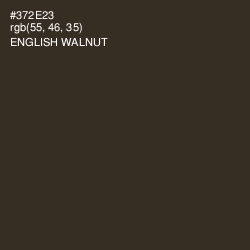 #372E23 - English Walnut Color Image